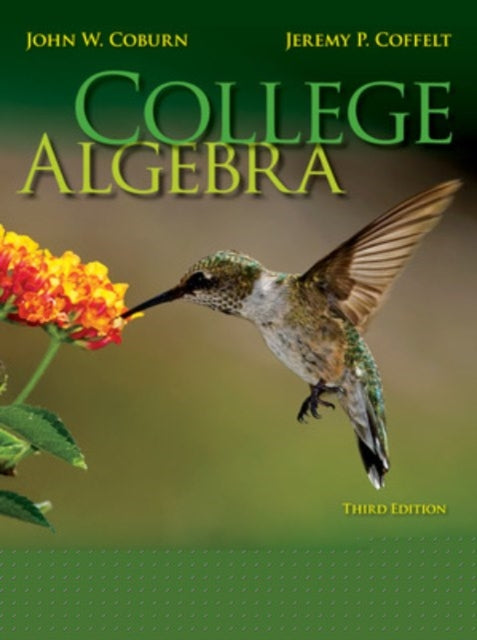 Book cover of: College Algebra. By: John Coburn