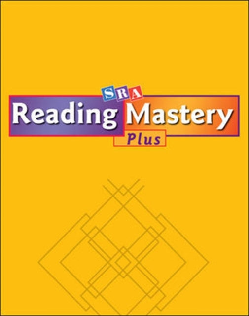 Book cover of: Reading Mastery Plus Grade 4, Workbook A (Package of 5). By: Engelmann