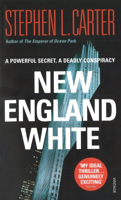 Book cover of: New England White. By: Stephen L. Carter