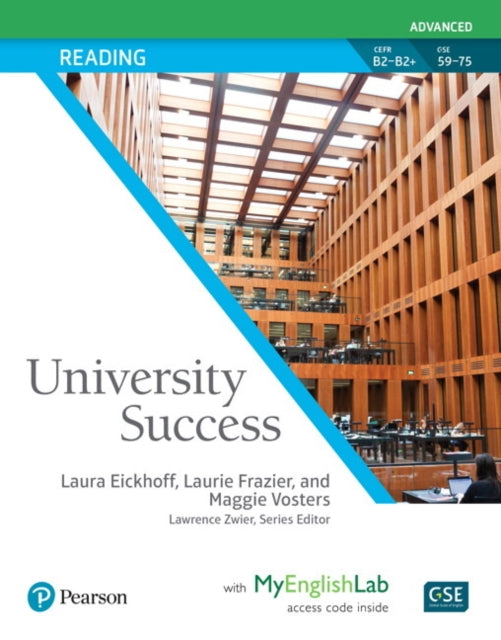 Book cover of: University Success Reading Advanced, Student Book with MyLab English. By: Pearson