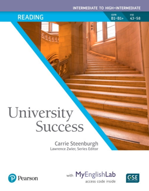 Book cover of: University Success Reading Intermediate, Student Book with MyLab English. By: Pearson