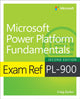 Book cover of: Exam Ref PL-900 Microsoft Power Platform Fundamentals. By: Craig Zacker