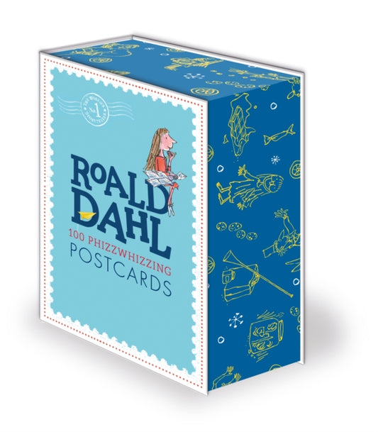Book cover of: Roald Dahl 100 Phizz-Whizzing Postcards. By: Roald Dahl