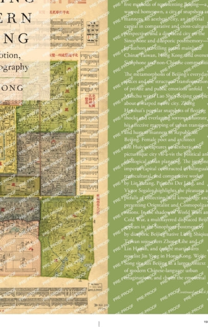 Book cover of: Mapping Modern Beijing. By: Weijie Song