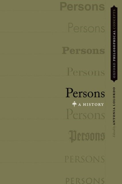 Book cover of: Persons. By: Antonia LoLordo