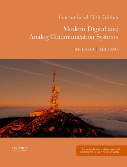 Book cover of: Modern Digital and Analog Communication Systems. By: B. P. Lathi
