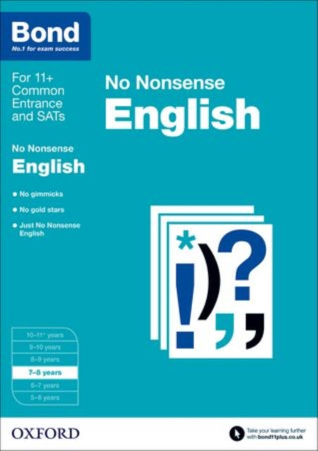Book cover of: Bond 11+: English: No Nonsense. By: Frances Orchard