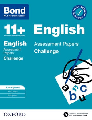 Bond 11+ English Challenge Assessment Papers 10-11 years