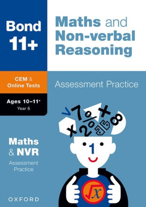 Bond 11+ CEM Maths & Non-verbal Reasoning Assessment Papers 10-11+ Years (for Cambridge Select Insight)