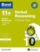 Book cover of: Bond 11+: Verbal Reasoning 10 Minute Tests with Answer Support 8-9 years (for GL Assessment & other 11 plus exams). By: Frances Down