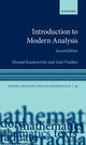 Book cover of: Introduction to Modern Analysis. By: Shmuel Kantorovitz