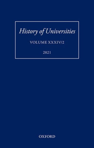 History of Universities: Volume XXXIV/2