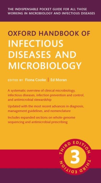 Book cover of: Oxford Handbook of Infectious Diseases and Microbiology. By: Ed Moran