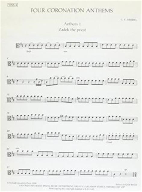 Four Coronation Anthems