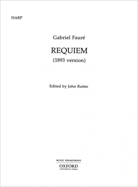 Book cover of: Requiem (1893 version)