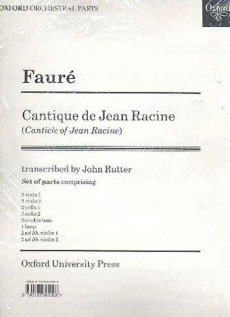 Book cover of: Cantique de Jean Racine