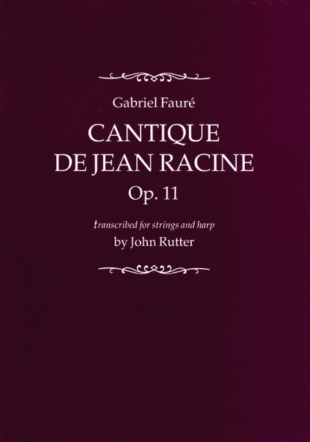 Book cover of: Cantique de Jean Racine