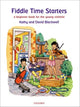 Book cover of: Fiddle Time Starters + CD. By: Kathy Blackwell