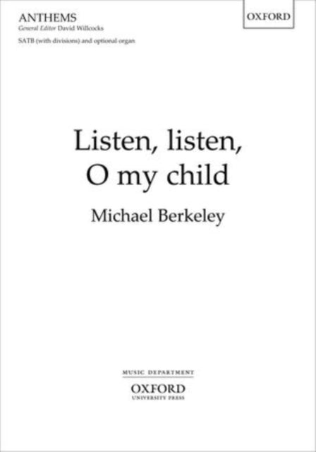 Book cover of: Listen, listen, O my child