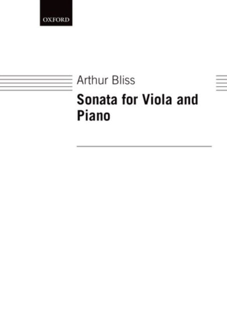 Book cover of: Sonata for Viola and Piano. By: Arthur Bliss