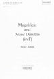 Book cover of: Magnificat and Nunc Dimittis (in F). By: Peter ASTON