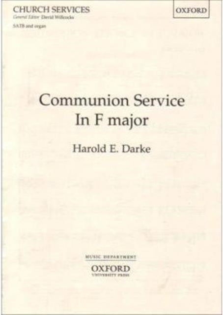 Book cover of: Communion Service in F. By: Harold DARKE