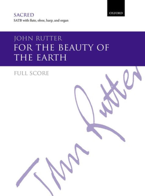 Book cover of: For the beauty of the earth