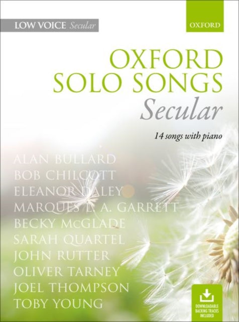 Book cover of: Oxford Solo Songs: Secular