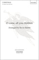 Book cover of: O come, all you children. By: Kevin Riehle