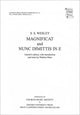 Book cover of: Magnificat and Nunc Dimittis in E