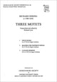 Book cover of: Three Motets