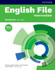 Book cover of: English File fifth edition: Intermediate: Workbook with key
