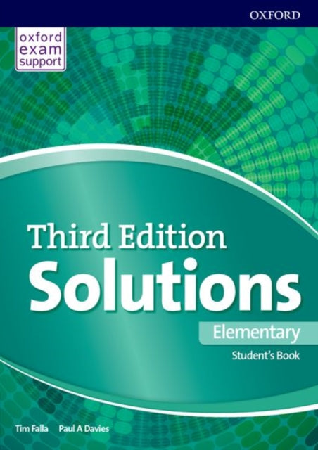 Book cover of: Solutions: Elementary: Student's Book. By: Tim Falla