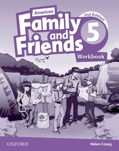 Book cover of: American Family and Friends: Level Five: Workbook. By: Helen Casey
