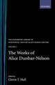 Book cover of: Works of Alice Dunbar-Nelson: Volume 1