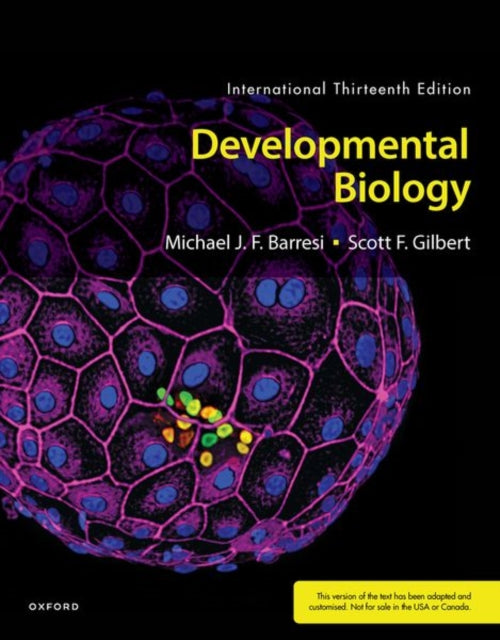 Book cover of: Developmental Biology. By: Michael Barresi
