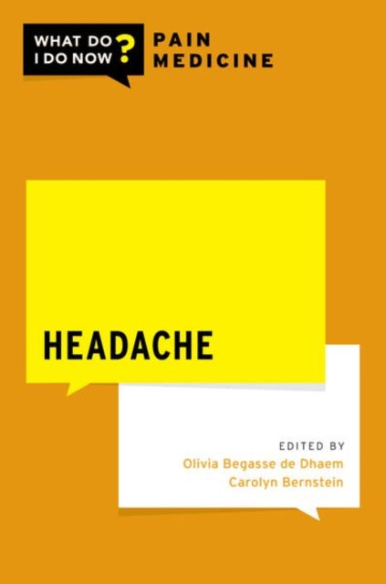 Book cover of: Headache. By: Olivia Begasse De Dhaem