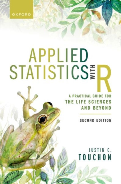Book cover of: Applied Statistics with R. By: Justin C. Touchon