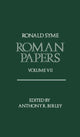 Book cover of: Roman Papers Volume VII. By: Ronald Syme