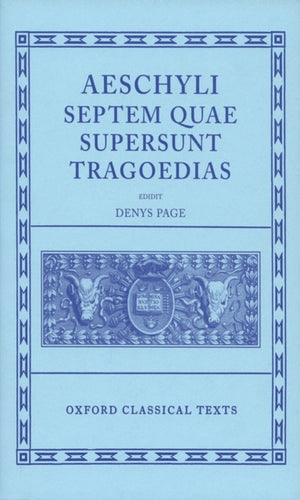 Aeschylus Tragoediae