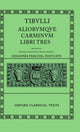 Book cover of: Tibullus Carmina. By: Albius Tibullus