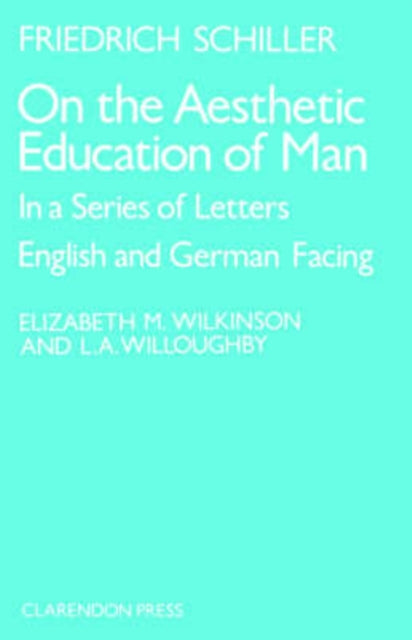On the Aesthetic Education of Man