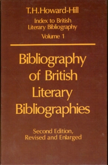 Bibliography of British Literary Bibliographies