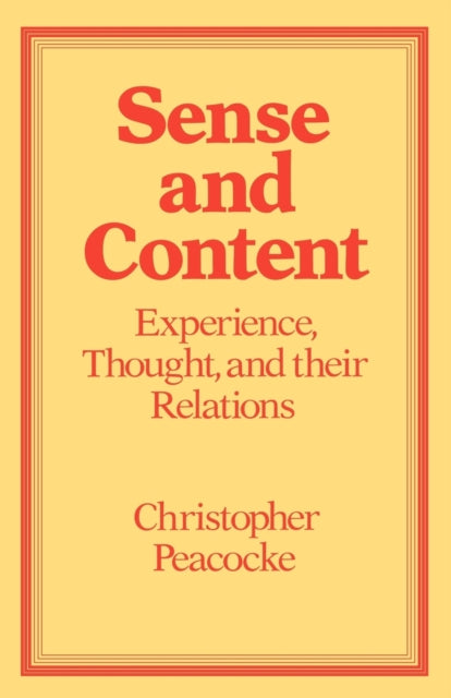 Sense and Content