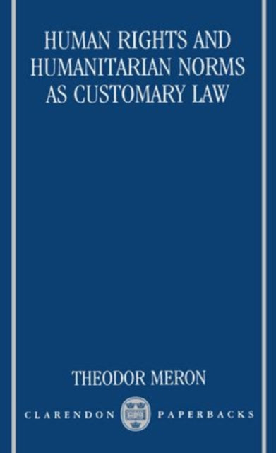 Human Rights and Humanitarian Norms as Customary Law
