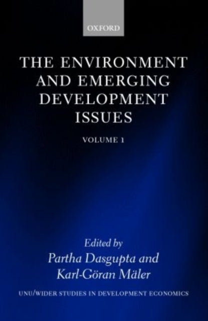 Book cover of: Environment and Emerging Development Issues: Volume 1