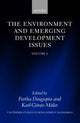 Book cover of: Environment and Emerging Development Issues: Volume 1