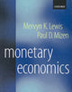 Book cover of: Monetary Economics