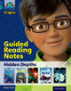 Book cover of: Project X Origins: Dark Blue Book Band, Oxford Level 16: Hidden Depths: Guided reading notes. By: Katie Frost