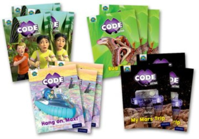 Book cover of: Project X CODE Extra: Yellow Book Band, Oxford Level 3: Bugtastic and Galactic Orbit , Class pack of 12. By: Jan Burchett